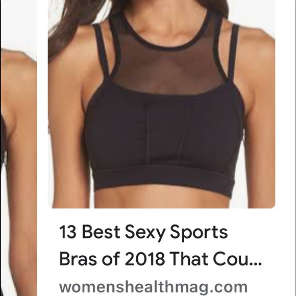 ✨Zella Body’s Black Stealth Sports Bra: Voted🔝Sexiest Sport Bras//Lingerie - Picture 4 of 16